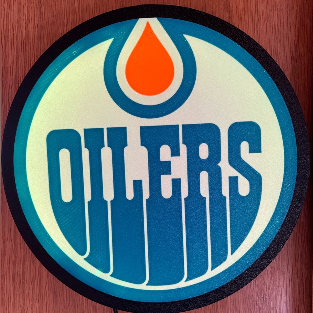 Edmonton Oilers light box